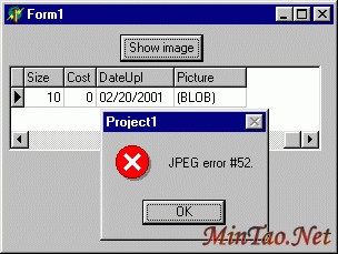 Jpeg read error